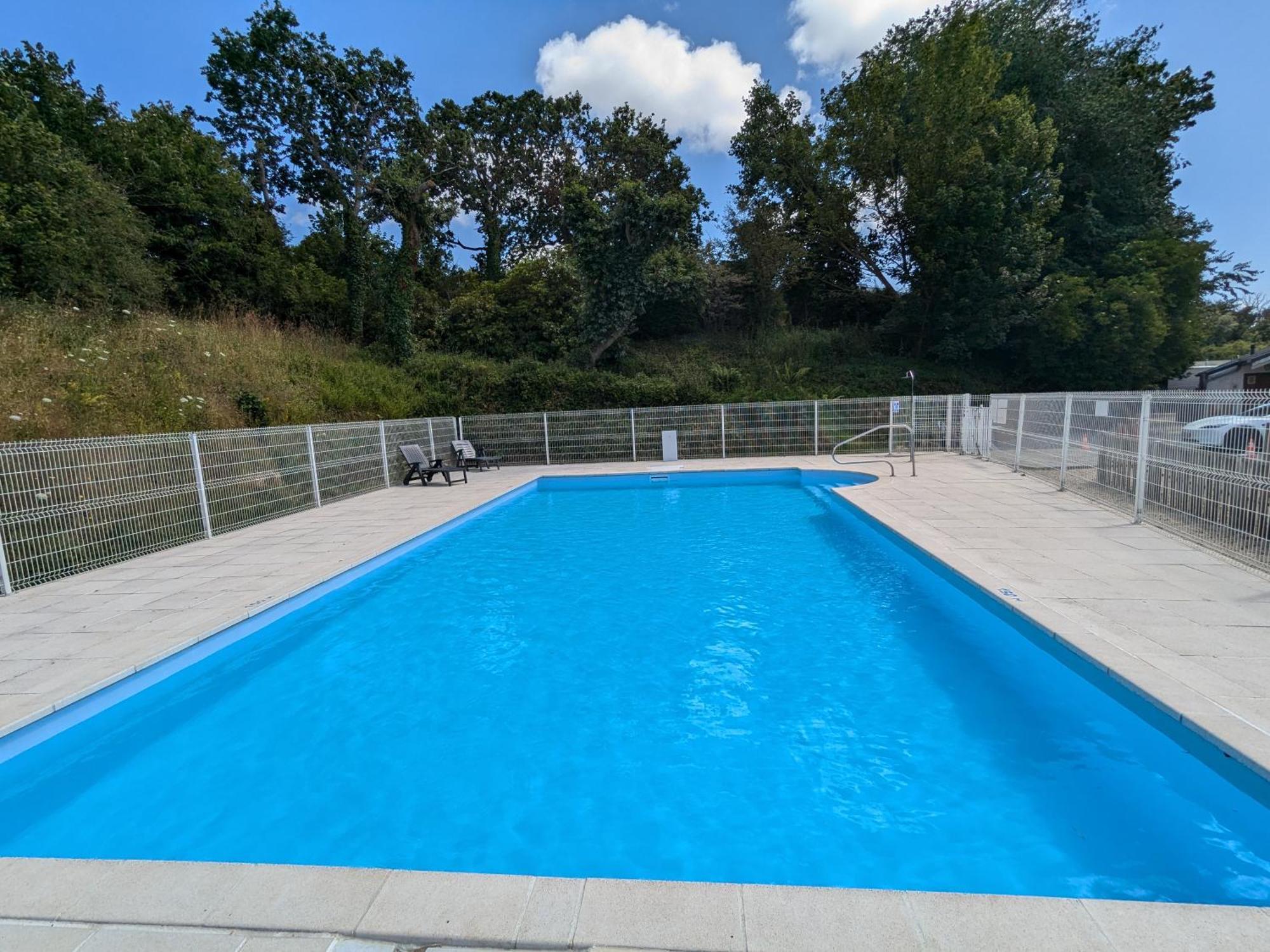 Grand Mobilhome 4 Pers 2025 - Granit Rose - Piscine Kermaria-Sulard Exterior foto